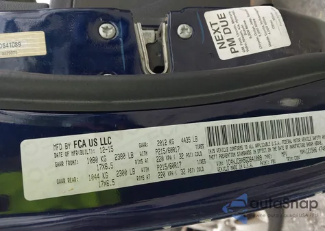 2016 Jeep Compass Sport из США, поврежденный, VIN 1C4NJCBA5GD641089